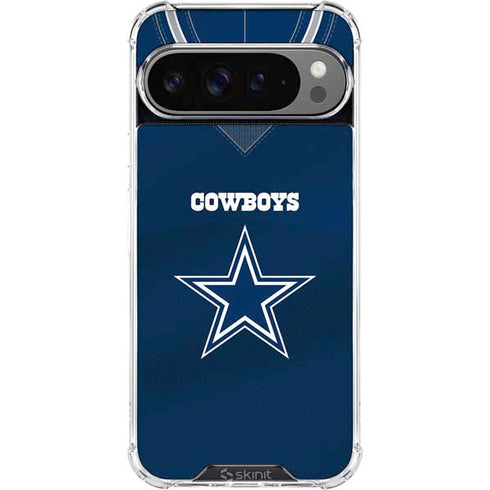 NFL Dallas Cowboys Team Jersey Google Pixel 10 Pro XL Clear Case